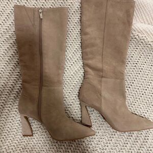 Vince Camuto Tan Knee-High Women's Boots